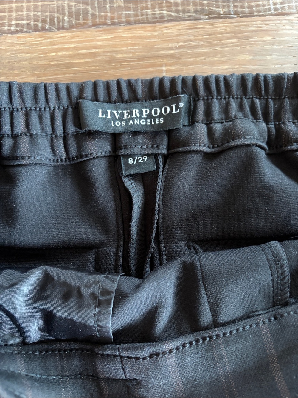 Liverpool Pinstripe Pants - Picture 2 of 6